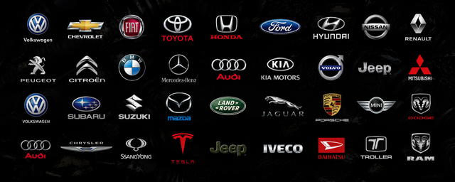 Marcas de veículos que atendemos